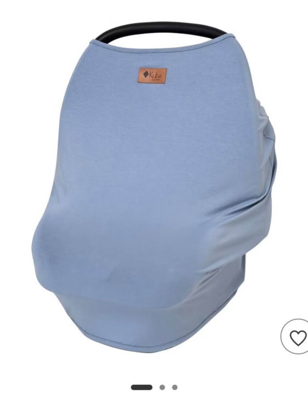 NWT Kyte Baby Car Seat Cover in Slate